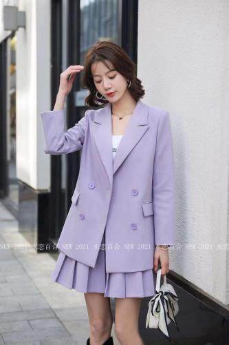 套装外套，女装职业装，水恋百合