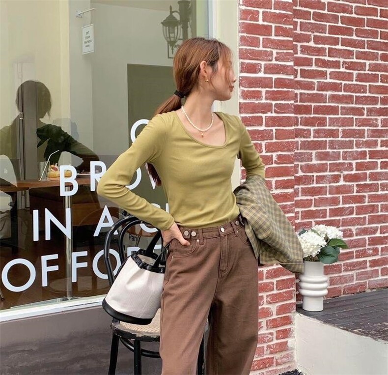 款号：WT0082 名称：纯色针织打底衫，其它，BD