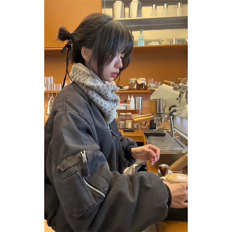 水洗工装牛仔帆布外套夹克加棉服,男装夹克,星座617C