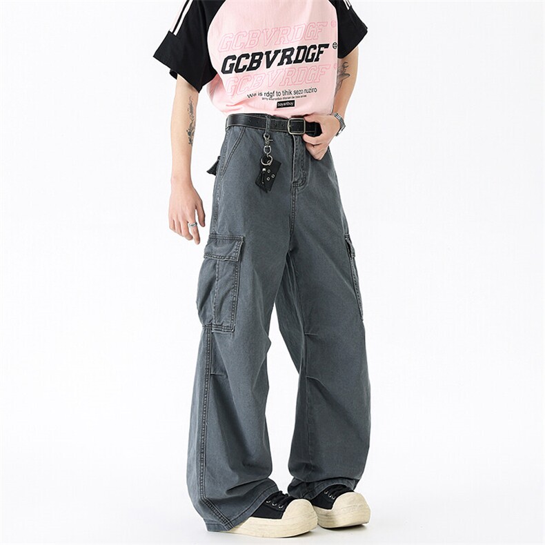 K2504-P75-X98-成分：100棉-工装裤图片