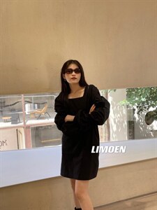 8180泡袖连衣裙图片