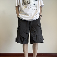 抖音品质工装口袋设计防水机能冲锋裤短裤B315-K24072-特p30控58，男装休闲裤，电商B315