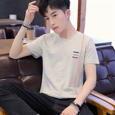 家乐2003男士短袖T恤2021春新款休闲修身韩版潮流个性帅气，男装T恤，电商D310（原电商305）