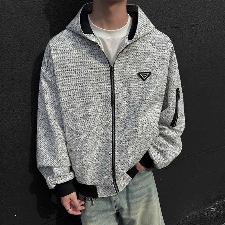 秋冬夹克男士连帽工装外套青少年学生上衣GS6912,男装夹克,星座1206（原A206）