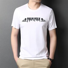 爸爸夏装冰丝短袖T恤男中年POLO衫夏季中老年人上衣宽松半袖体恤，男装T恤，电商B212（原钱塘6029）