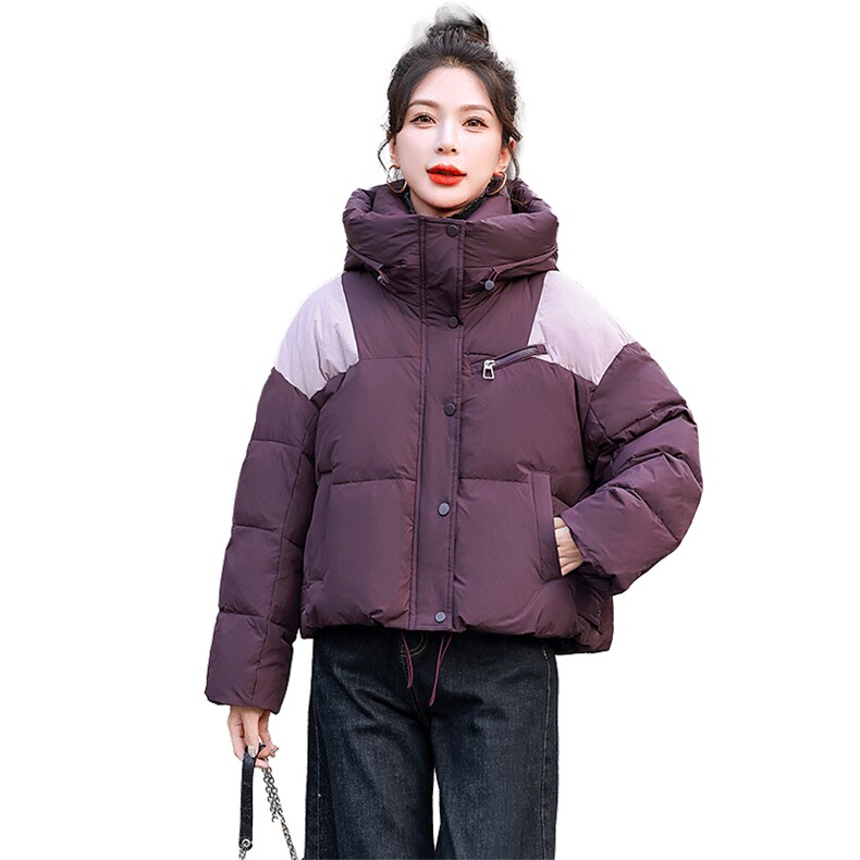 现货！2024新款羽绒服女短款冬季小个子时尚潮流加厚90白鸭绒外套,女装羽绒服,一安秀