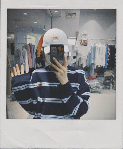 条纹卫衣，女装卫衣/绒衫，m.o