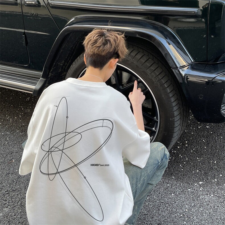 夏季ins韩版百搭短袖T恤男潮情侣休闲半袖体恤打底衫宽松D029/P25，男装T恤，电商B209