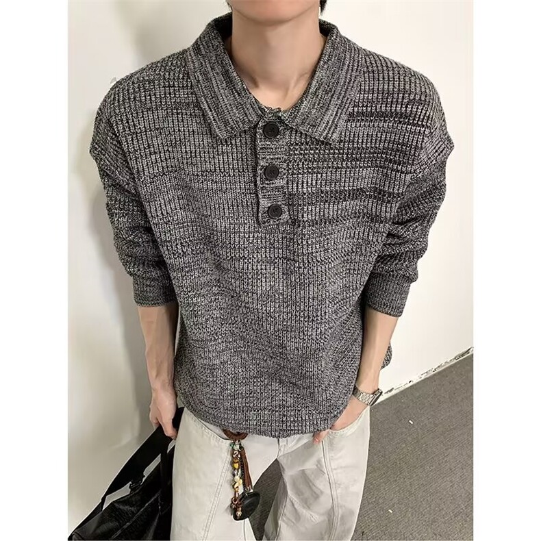 简约原宿日系文艺百搭慵懒气质长袖毛衣流行5804P70,男装针织衫/毛衣,星座410-2