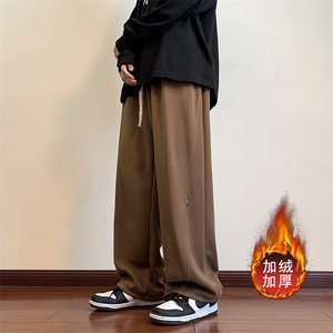 主推款 秋冬季宽松直筒运动休闲卫裤大码 A017 K601 P55 加绒P65图片