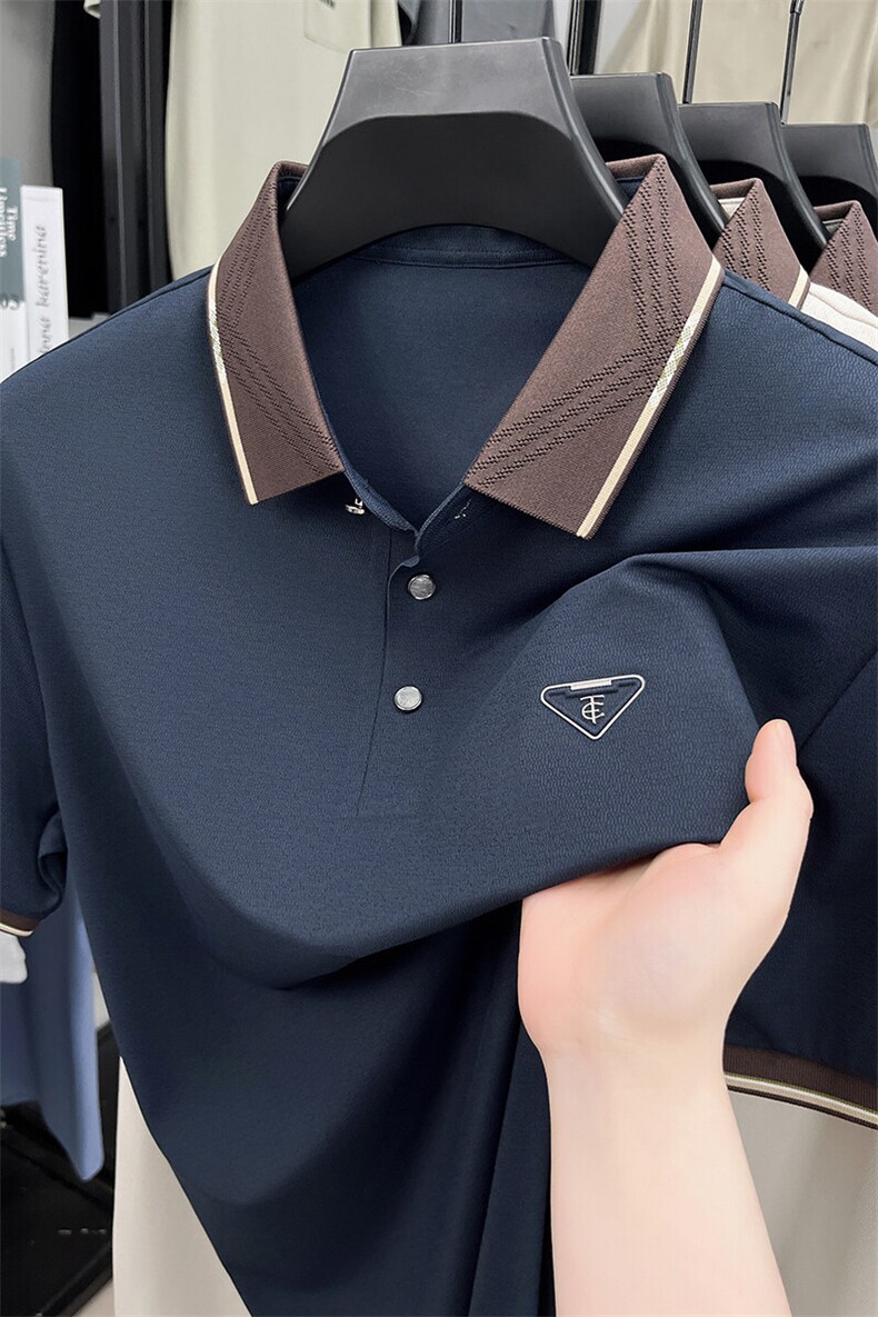 Z5010春夏男士新款短袖T恤青年修身体恤休闲POLO衫,男装Polo衫,电商B360