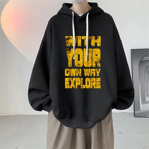 连帽卫衣男大码胖子帽衫大号运动服WY2446-P35图片