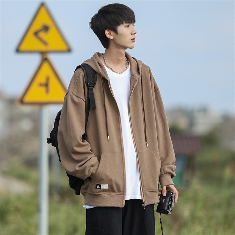 秋季新款男百搭连帽CITYBOY风针织外套WT3411-P50控78,男装夹克,星座717