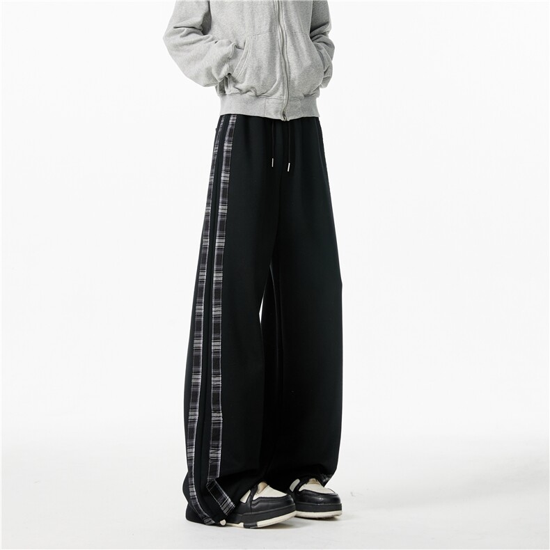 抖音品质宽松加绒卫裤B315-K859-特p40控78加绒K859JR-特p45控88,男装休闲裤,电商B315