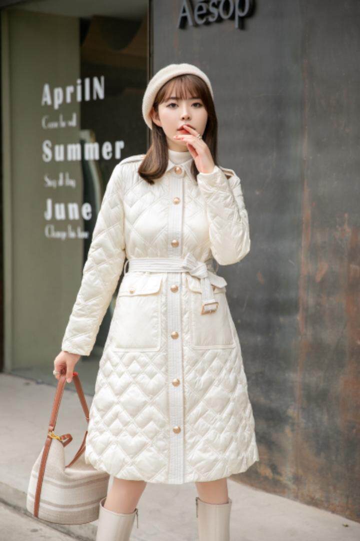 现货高品质标90白鸭绒羽绒服，女装羽绒服，艾依佳人