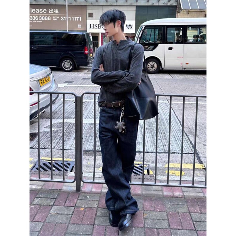 JY335-P45利领毛衣针织衫男慵懒高级打底休闲百搭,男装T恤,星座1501-3
