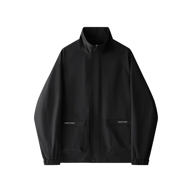 春秋潮流休闲百搭外套男士休闲立领大口袋户外夹克宽松2524-P50图片