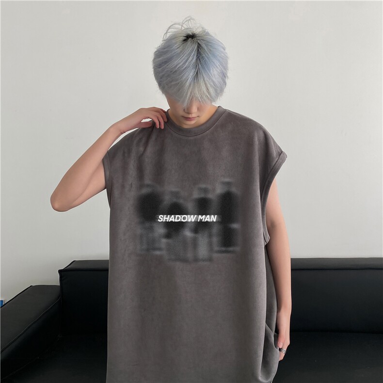夏季新款得物抖音高品质潮流印花坎肩宽松背心BXJP280-特批19控38,男装背心/马甲,星座605(原A050)