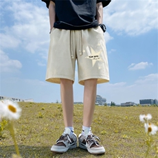 重磅夏季麂皮绒休闲短裤休闲五分裤JDK3145-特p25控48，男装牛仔裤，电商B370