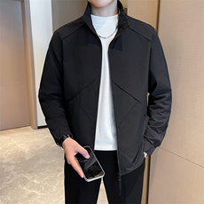 轻熟风~夹克上衣外套男生简约菱形格设计款JK8452-P85，男装夹克，星座1012-1