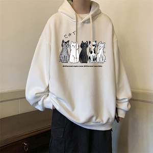 纯棉连帽卫衣男大码运动帽衫宽松薄WY2100-P35 加绒款-P40图片
