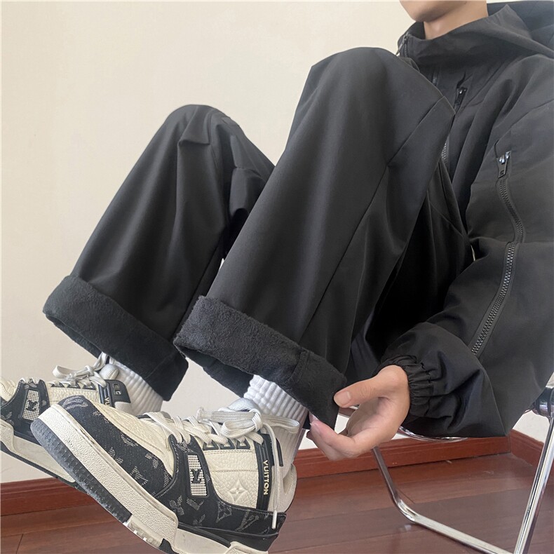抖音品质机能拉链褶皱冲锋裤K23549-P50控68加绒K23549JR-P60控78,男装休闲裤,电商B315