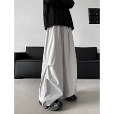 8XL-M特大码美式阔腿运动裤肥仔空气裤男拖地裤K9100P68控88，女装休闲裤，电商D206-1