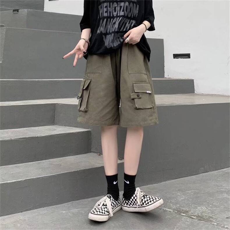夏季2022新款高腰工装短裤宽松五分裤DK33P43,男装休闲裤,星座1116-2