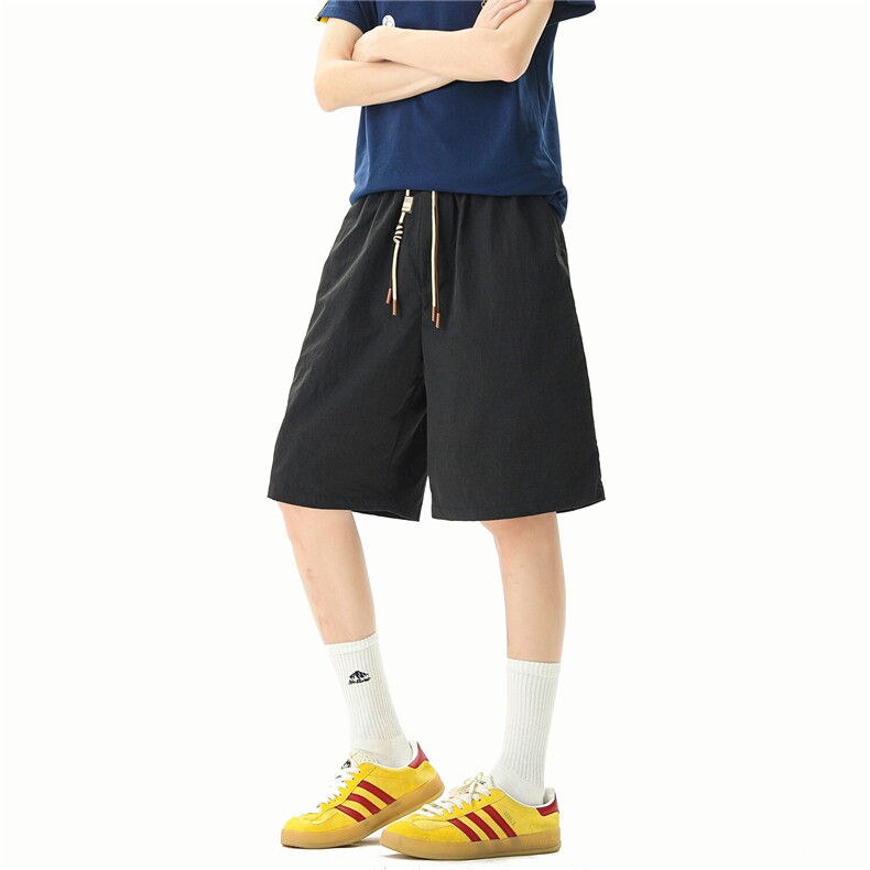 夏季薄款速干五分冰丝休闲短裤DK058无影墙锦纶(S-2XL)TP22,男装休闲裤,电商A088