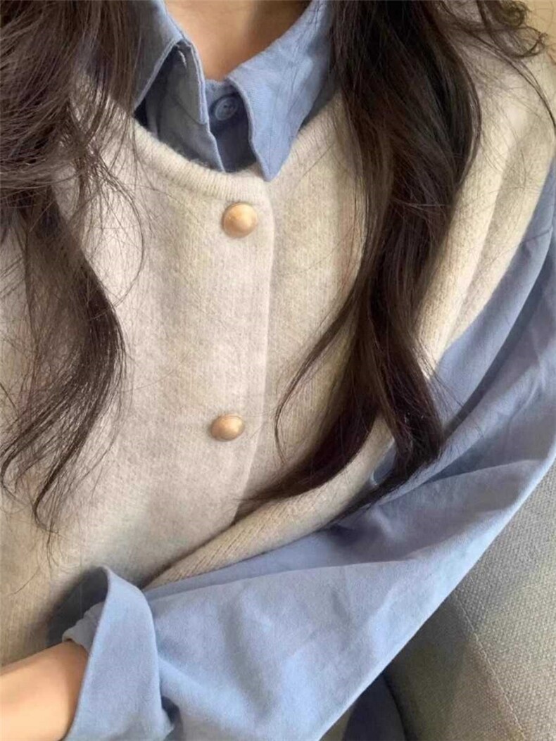 2025年秋季新款百搭四平芝麻点马甲，女装针织衫/毛衣，佳弈羊绒