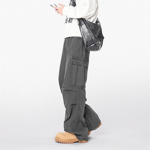 K2504-P75-X98-成分：100棉-工装裤图片