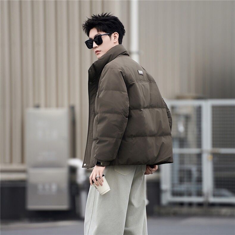 标50绒立领男士羽绒服冬季2025新款加厚冬装外套A313-3318-P205,男装羽绒服,电商A313