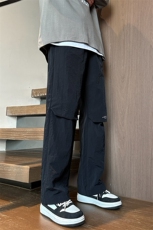 KP813P35春款港风伞兵裤休闲裤宽松运动裤拖地裤束脚裤男，女装休闲裤，星座1204