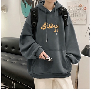 抖音供货、重磅360克现货加绒印花连帽卫衣HD019-1-LMWY44124-P40图片