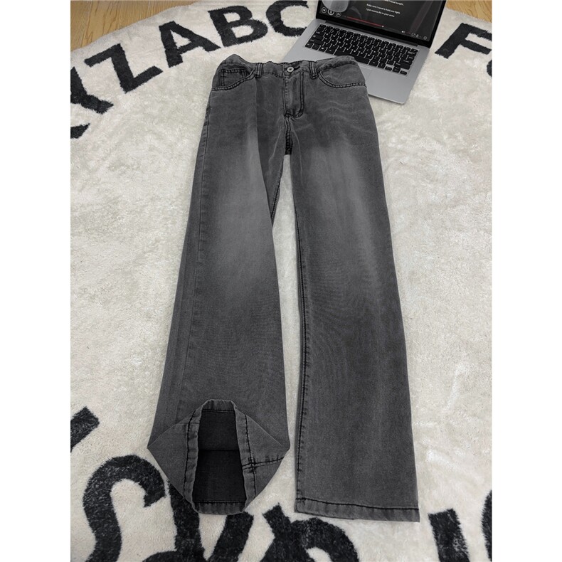 B221美式ins高街宽松直筒扎染莱赛尔冰丝牛仔裤LK25482-特P40控78,男装牛仔裤,电商B221