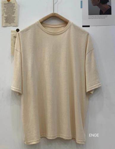 情侣款光板棉T恤，女装T恤，ENGE