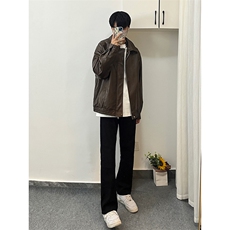 B221美式ins高街暗黑小众修身弹力休闲牛仔裤LK23010-P60控78，男装牛仔裤，电商B221