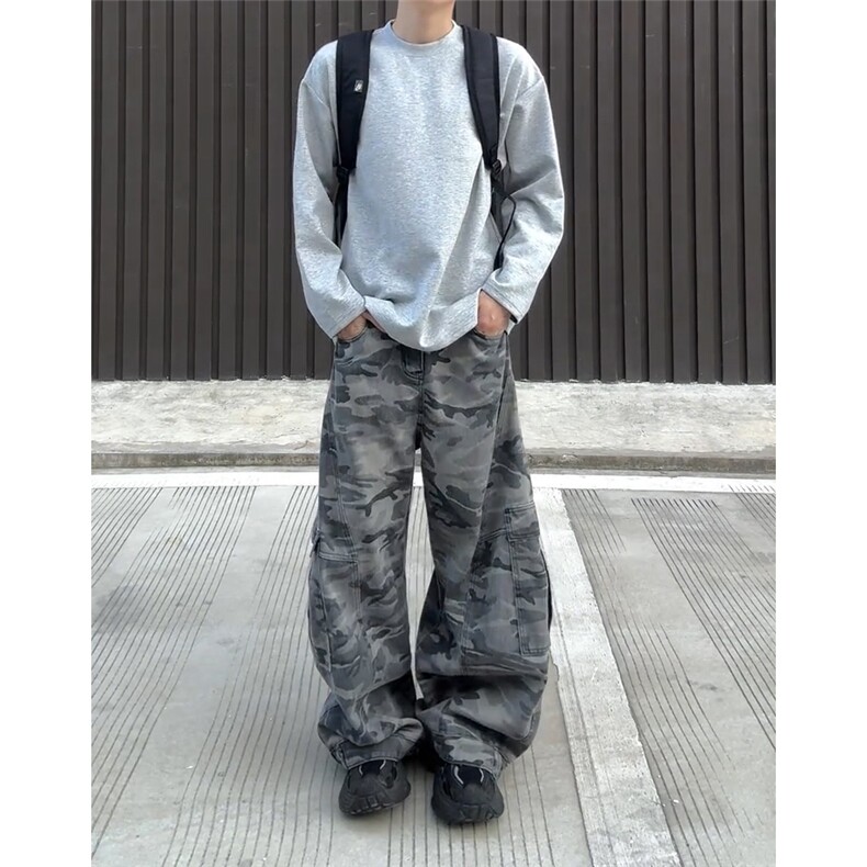 工装迷彩裤男牛仔裤长裤A43-P50,男装牛仔裤,电商D312