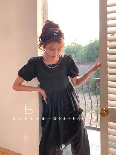 夏季气质天丝连衣裙，女装连衣裙，1983