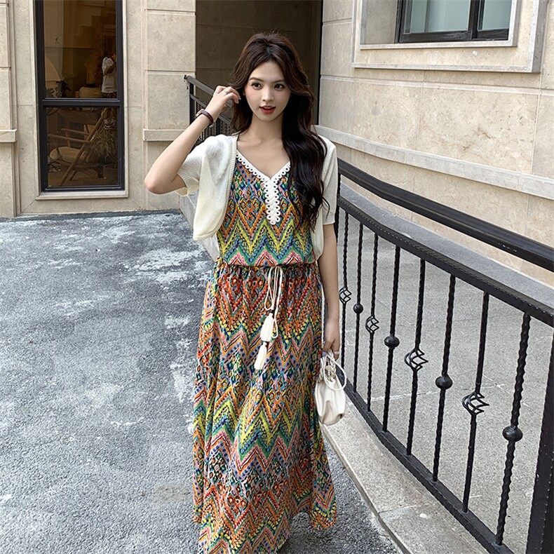 现货，B191K2869P115K168少女连衣裙夏季新款挂脖气质连衣裙,女装连衣裙,浙宝210（原浙宝191）