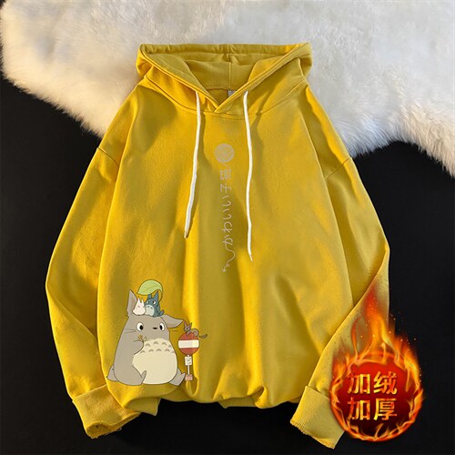 WY2152-P35 加绒款-P40 纯棉连帽卫衣男大码运动帽衫宽松薄外套男图片