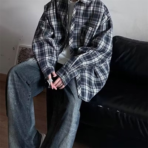 网络图现货！cleanfit格子衬衫高级设计感小众情侣衬衣RC165-P50图片