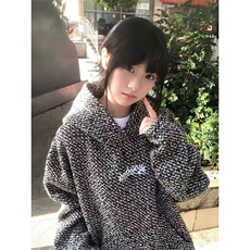 秋冬新款小香风情侣宽松连帽卫衣男百搭休闲套头长袖上衣W1547，男装卫衣，星座1116A（原606A-3）