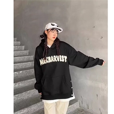 美式连帽小众设计感女卫衣2025新款春秋薄款冬季加绒加厚外套，女装短外套，星座1210-1