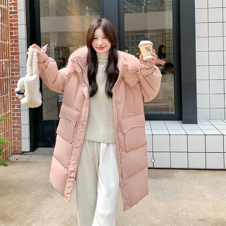 新款已出货韩版粉色羽绒服90白鸭绒2C123-Z1006-P255-K380,女装羽绒服,2C123