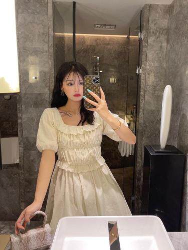 日韩连衣裙，女装连衣裙，花海QY