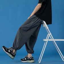 2022年夏中性蒙马特卫裤多口袋装饰运动束脚九分裤休闲裤K2876P35，男装卫裤，电商A001