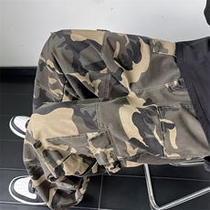 迷彩工装裤男欧美高街嘻哈机能风宽松直筒男生休闲长裤子KB821，男装工装外套，星座1116A-1（原606A）