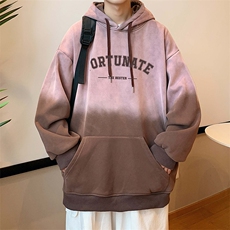 大渐变色卫衣男港风宽松连帽字母外套416B-WY269-P75限88，男装卫衣，星座416B-1