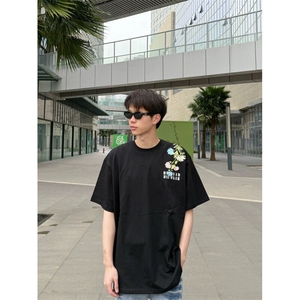 XZ809A/BBBT40/P20/控38 重磅印花美式复古圆领T恤图片